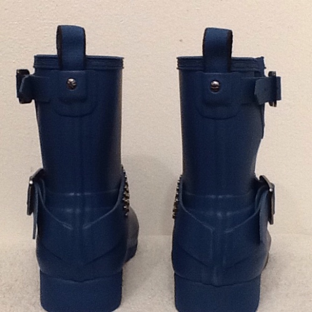 Hunter refined stud biker rain boots - Picture 3 of 3